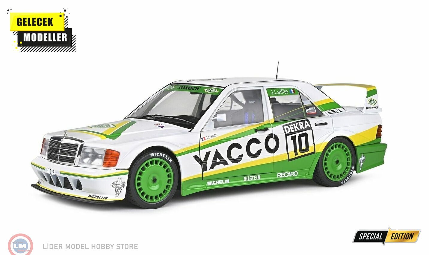 1:18 Solido 1991 Mercedes Benz 190E Evo 2 #10 DTM Laffite