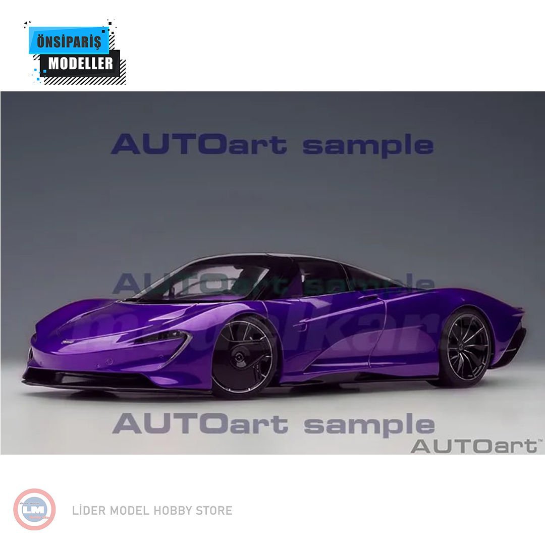 1:18 2020 Mclaren Speedtail 76089 Lantana purple