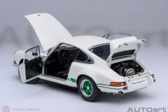 1:18 Autoart 1973 Porsche 911 Carrera 2.7 RS (Grand Prix White with Green stripes)
