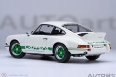 1:18 Autoart 1973 Porsche 911 Carrera 2.7 RS (Grand Prix White with Green stripes)