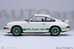 1:18 Autoart 1973 Porsche 911 Carrera 2.7 RS (Grand Prix White with Green stripes)