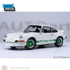 1:18 Autoart 1973 Porsche 911 Carrera 2.7 RS (Grand Prix White with Green stripes)