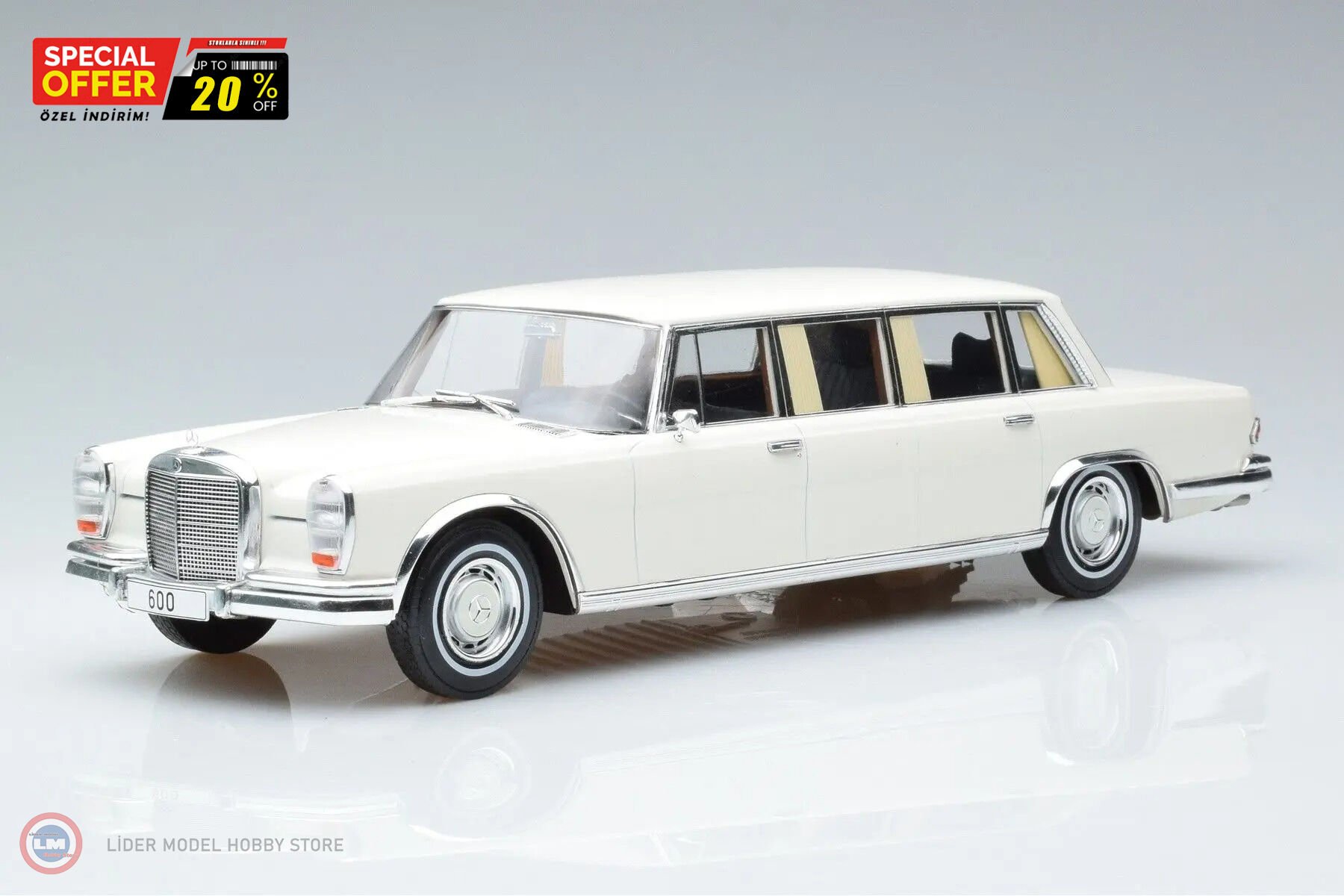 1:18 MCG 1969 Mercedes Benz 600 (W100) Pullman