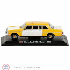 1:43 Atlas 1970 Mercedes Benz 240 D Beirut Taxi