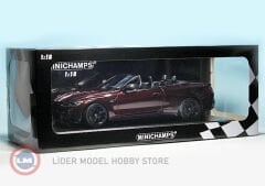 1:18 Minichamps 2020 BMW M4 Cabriolet – Dark Red