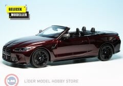 1:18 Minichamps 2020 BMW M4 Cabriolet – Dark Red