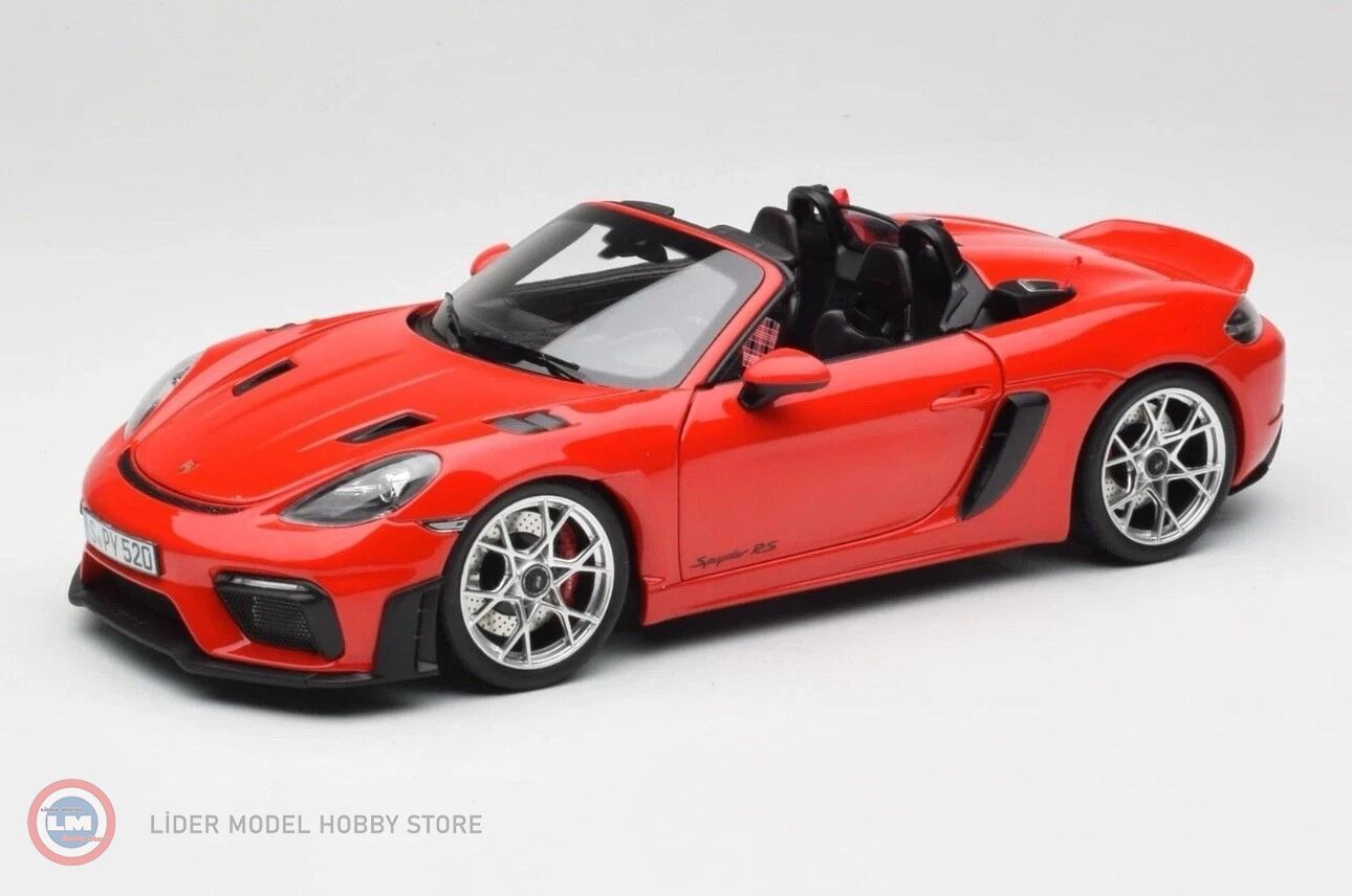 1:18 Norev 2023 Porsche 718 Spyder RS Guards Red