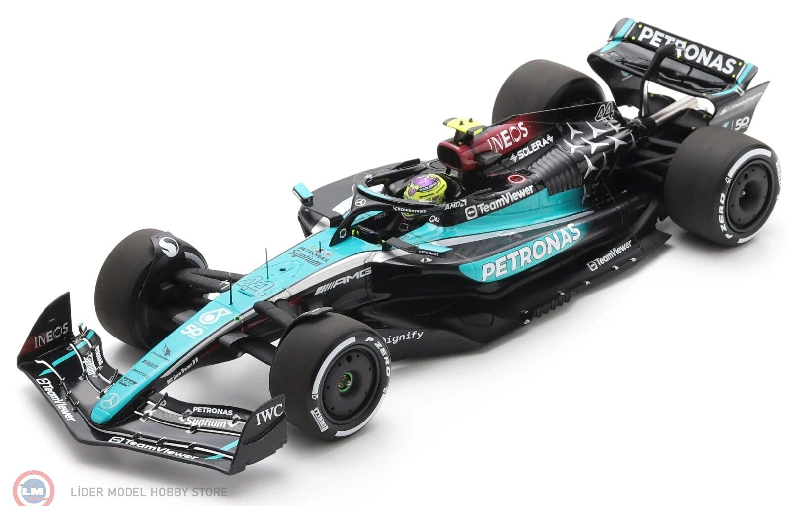 MERCEDES-AMG PETRONAS F1チーム  Spark - 1:18 Spark 2024 Mercedes Benz AMG PETRONAS Formula One
