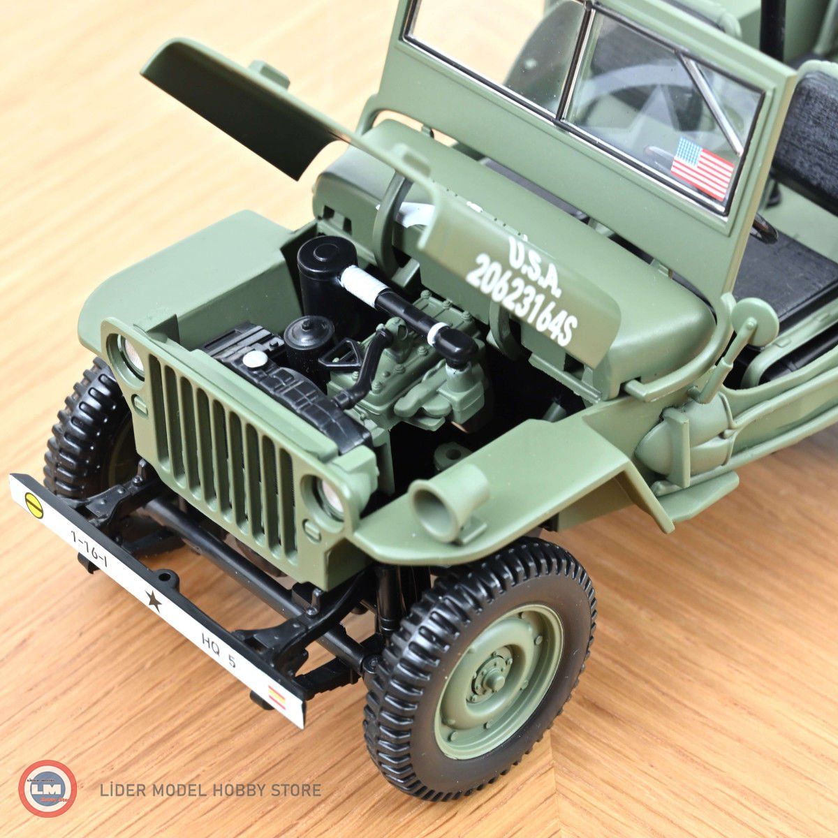 JEEP ARMY 1944 D-DAY NOREV 1/18 Ref 189016 - La Boutique D'ALAIN