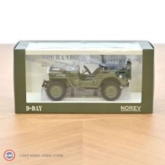 1:18 1944 Jeep Willys Army D-Day