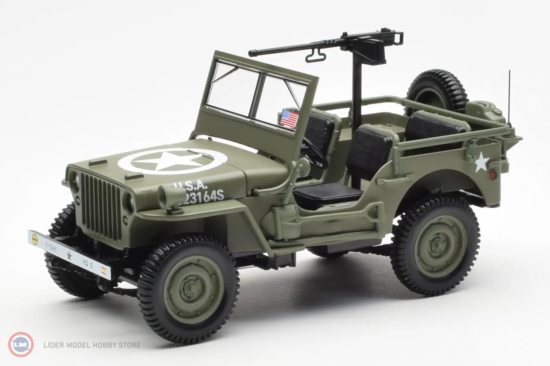 1:18 1944 Jeep Willys Army D-Day