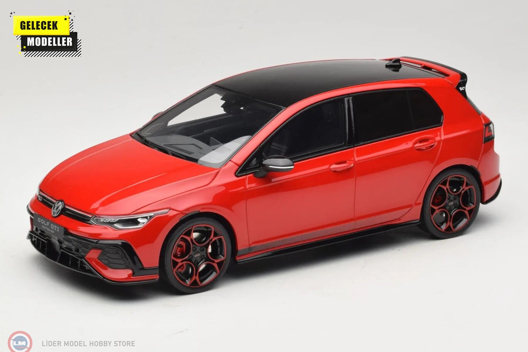 1:18 OTTO 2024 Volkswagen GOLF Mk.8 GTI 50TH EDITION TORNADO RED