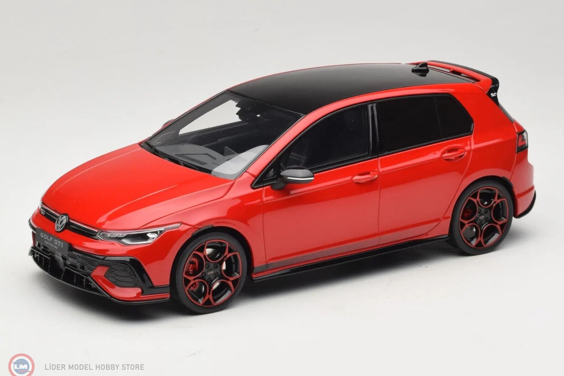 1:18 OTTO 2024 Volkswagen GOLF Mk.8 GTI 50TH EDITION TORNADO RED