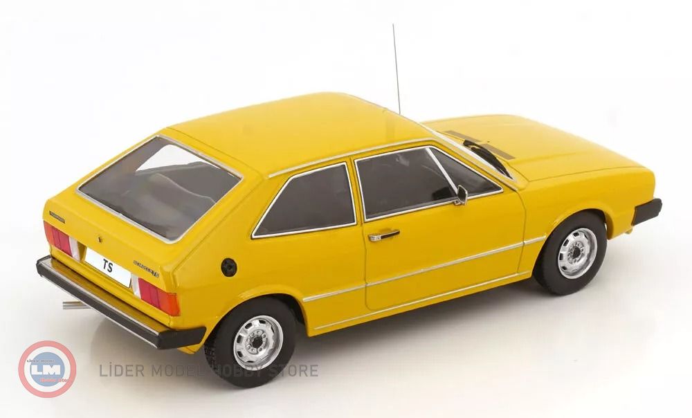 VW Volkswagen Scirocco 1 TS de 1976 jaune au 1/18 de KK-Scale