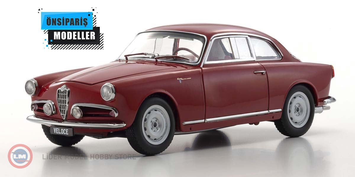 1:18 1956 Alfa Romeo Giulietta Sprint Veloce Red