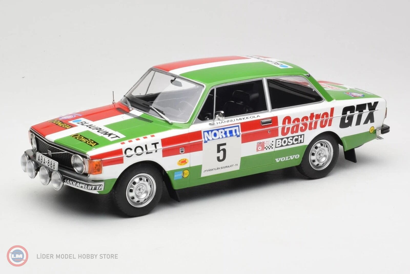 1:18 MCG Volvo 142 #5 - Rally WM - 1000 Lakes Rally 1973