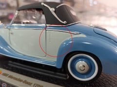 KUSURLU 1:18 Norev 1950 Mercedes Benz 170S Cabriolet W136