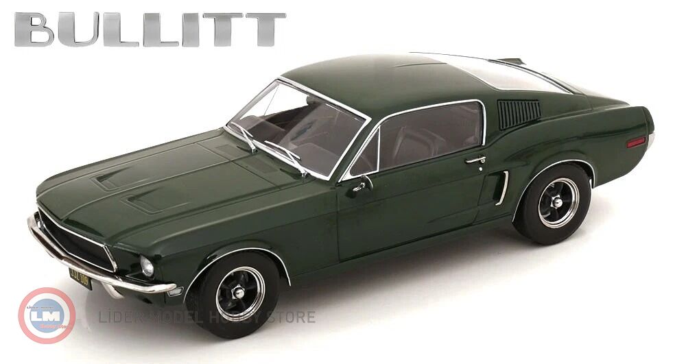 1:18 KK Scale 1968 Ford Mustang GT Fastback - Bullitt