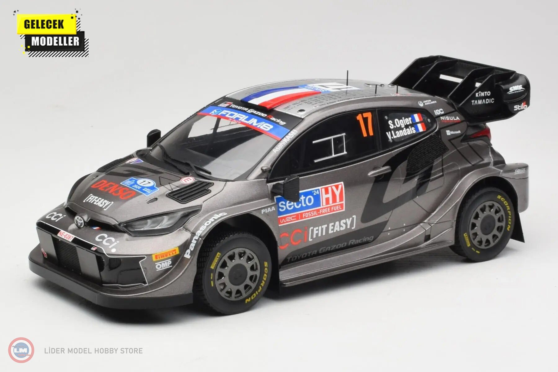 1:18 IXO 2024 Toyota GR Yaris Rally1 Hybrid Rally Finland, #17