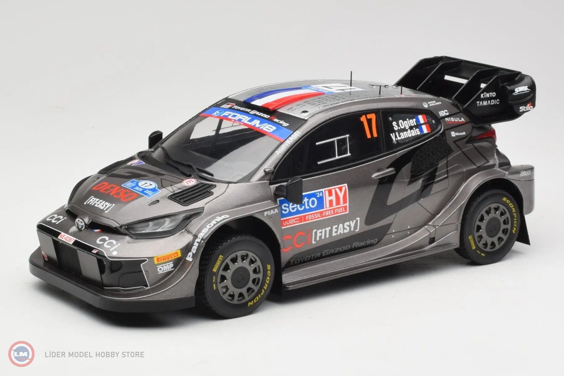 1:18 IXO 2024 Toyota GR Yaris Rally1 Hybrid Rally Finland, #17