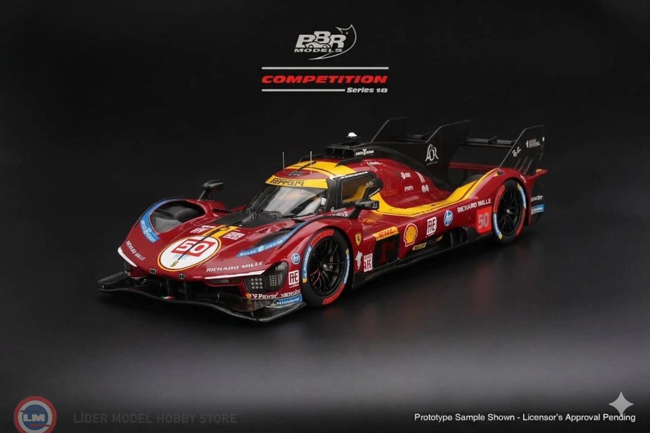 1:18 BBR / TSM Ferrari 499P #50 FERRARI AF CORSE WEC QATAR WINNER 2025