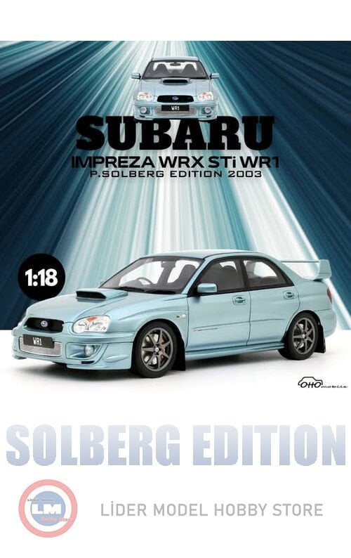 1:18 OTTO 2003 Subaru Impreza WRX Sti WR1 P.Solberg Edition