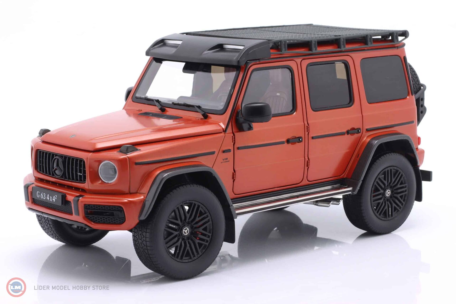 1:18 iScale 2022 Mercedes Benz AMG G63 W463 4x4 - orange magno