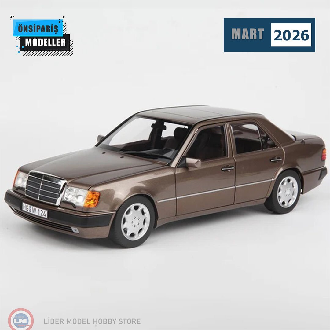 1:18 Norev 1990 Mercedes Benz 500E W124 5.0 V8 Impala Brown