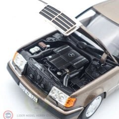 1:18 Norev 1990 Mercedes Benz 500E W124 5.0 V8 Impala Brown