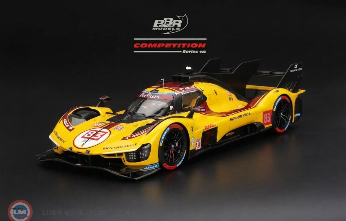 1:18 BBR / TSM Ferrari 499P #83 FERRARI AF CORSE WEC QATAR 2ND 2025