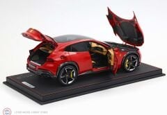 1:18 BBR Ferrari Purosangue tetto panoramico - Rosso Corsa - Luxury pack