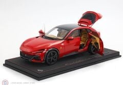1:18 BBR Ferrari Purosangue diecast panoramic roof Rosso Corsa - black wheels