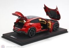 1:18 BBR Ferrari Purosangue diecast panoramic roof Rosso Corsa - black wheels