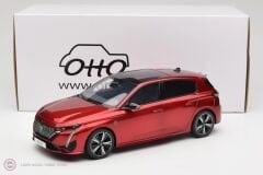 1:18 OTTO 2022 Peugeot 308 GT Red