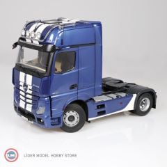 1:18 Mercedes-Benz Actros GigaSpace 4x2 blue with stripes