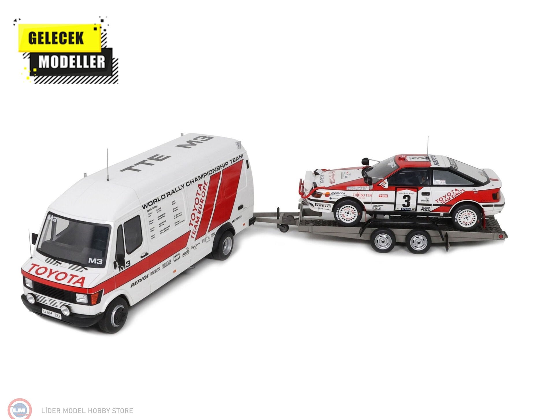 1:18 OTTO Rally Pack Toyota Celica ST 165 Gr. A RAC Safari 1990