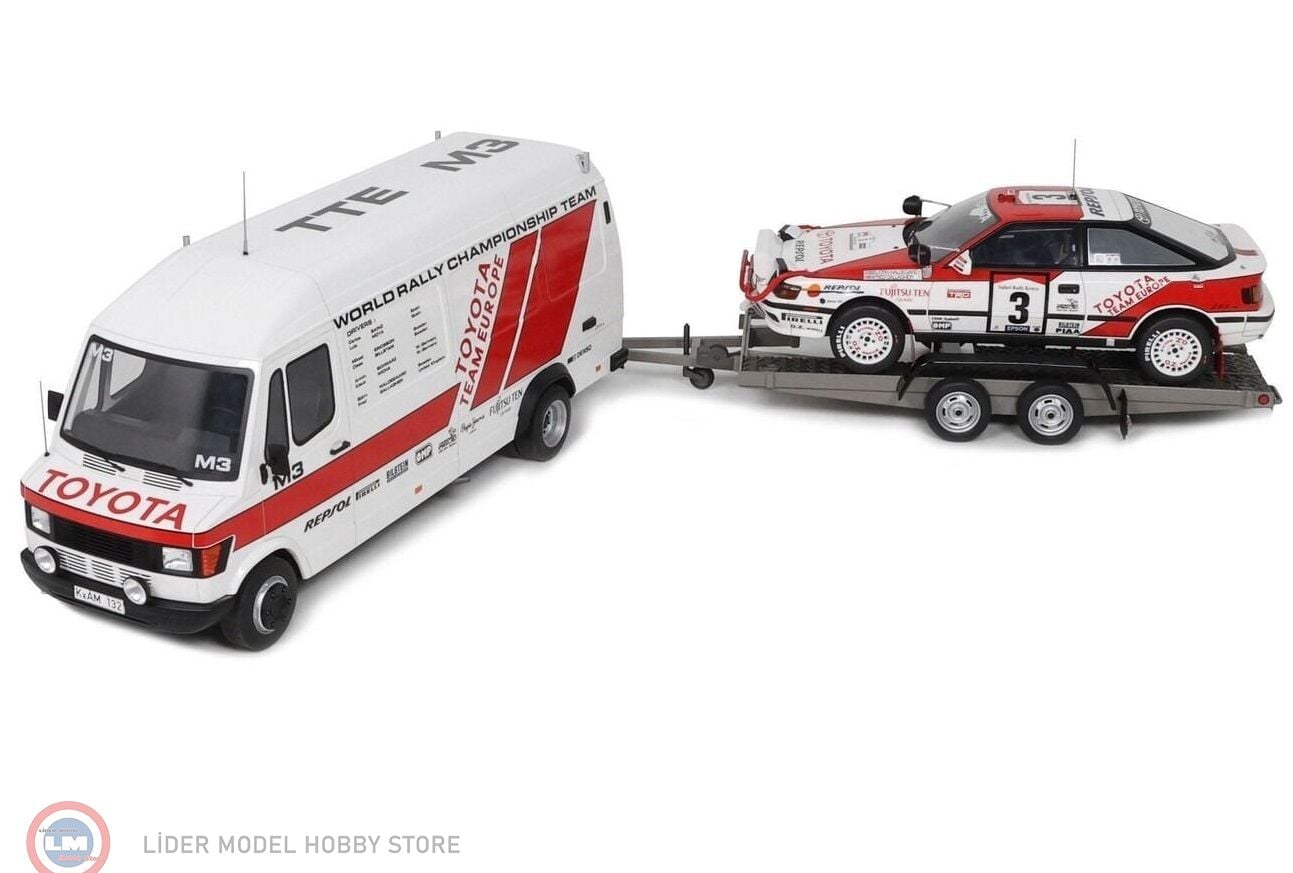 1:18 OTTO Rally Set Toyota Celica ST165 Rally Safari 1990 & Mercedes Benz 208D