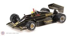 1:18 1985 Lotus F1 97T Renault Turbo Team Lotus #12 Winner Portugal GP Dirty Verion Ayrton Senna