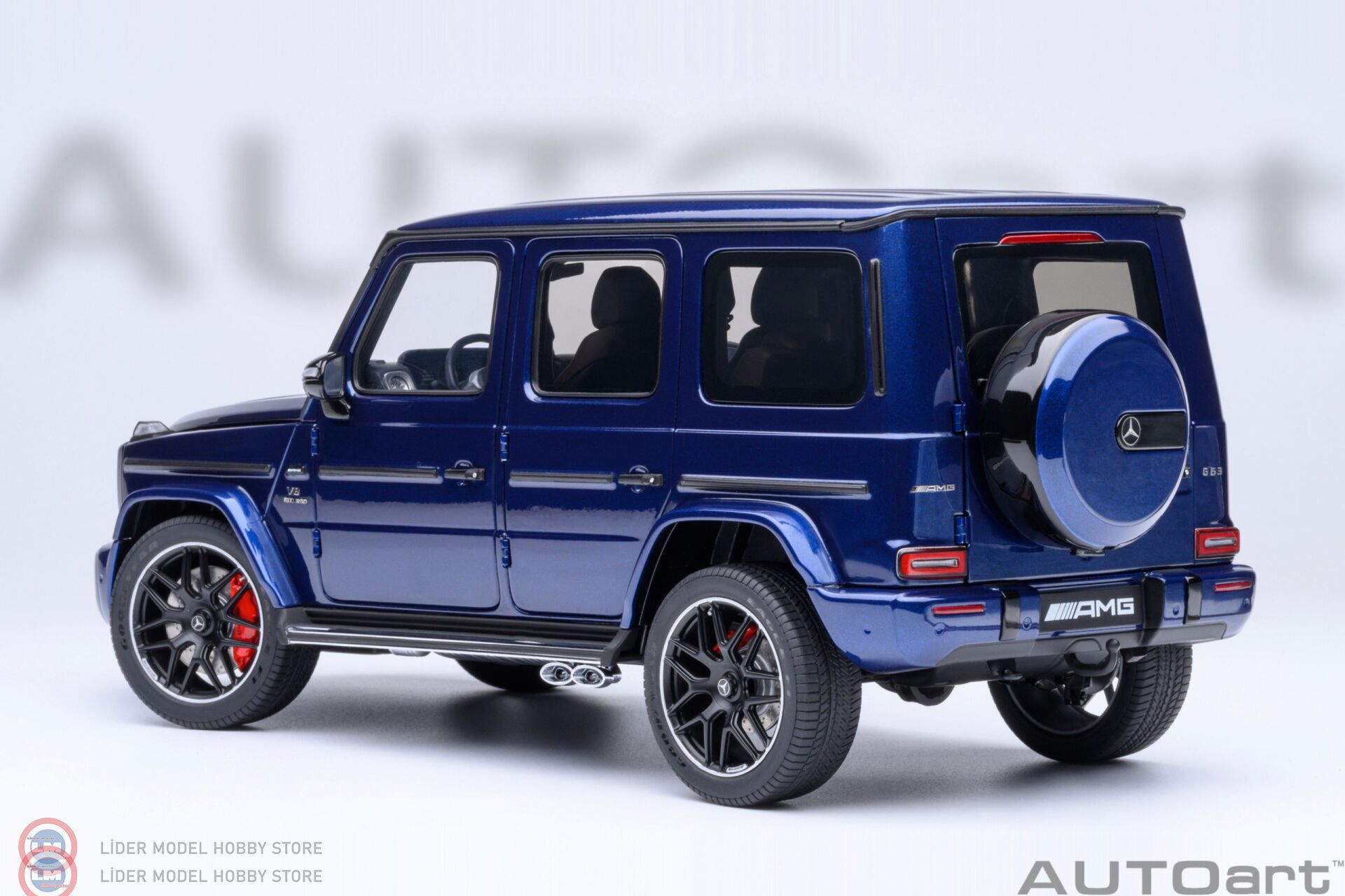 693 Benz Autoart - 1:18 Autoart 2019 MERCEDES BENZ AMG G63 - BRILLIANT BLUE - 16 ...