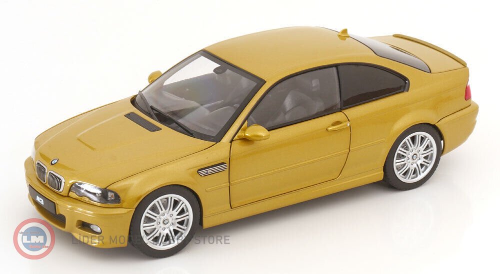  E46 M3 Coupe 2000 1/18スケールモデル Norev - 1:18 Norev 2000 BMW M3 E46 - Yellow Metallic - 6.970,07 TL