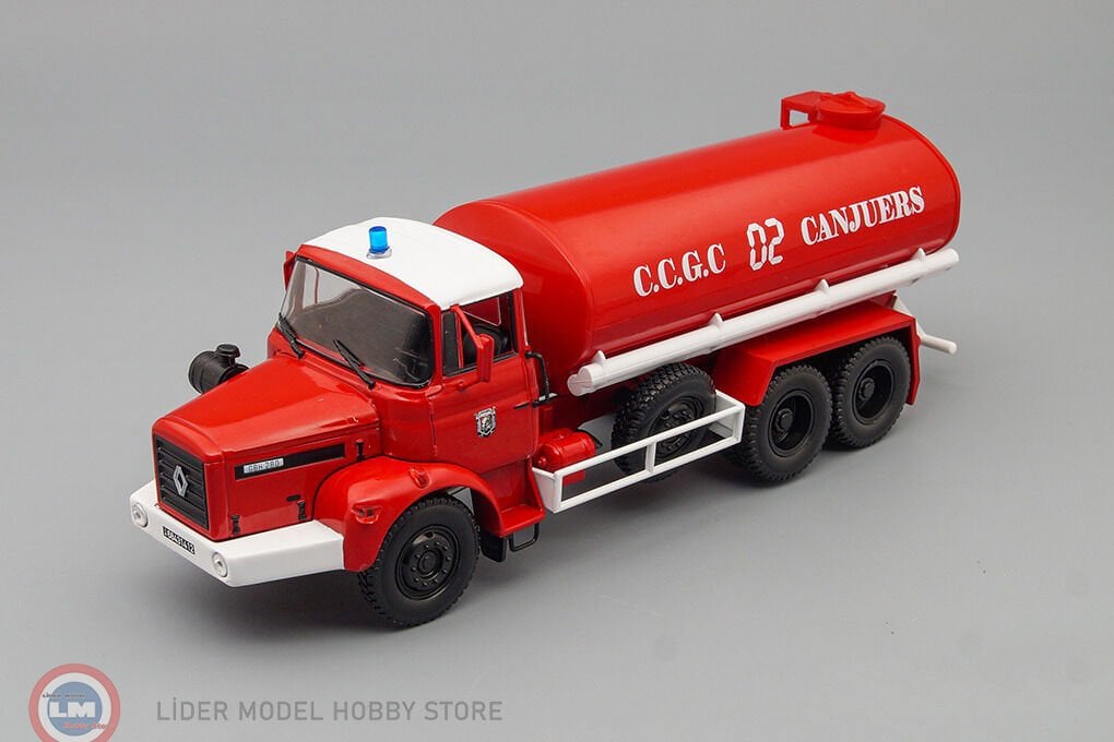1:43 Atlas 1984 Renault VI GBH 280 6X6 Tanker Truck - France itfaiye