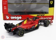 1:18 Burago Ferrari F1 SF-23 #16 Leclerc - TEAM 2023 SCUDERIA FERRARI 4th MONZA