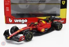 1:18 Burago Ferrari F1 SF-23 #16 Leclerc - TEAM 2023 SCUDERIA FERRARI 4th MONZA