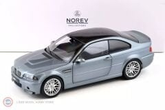1:18 Norev BMW M3 CSL E46 (2000) - Grey Metallic