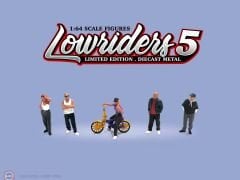1:64 American Diorama 2427 Lowriders 5- Figür 6lı set