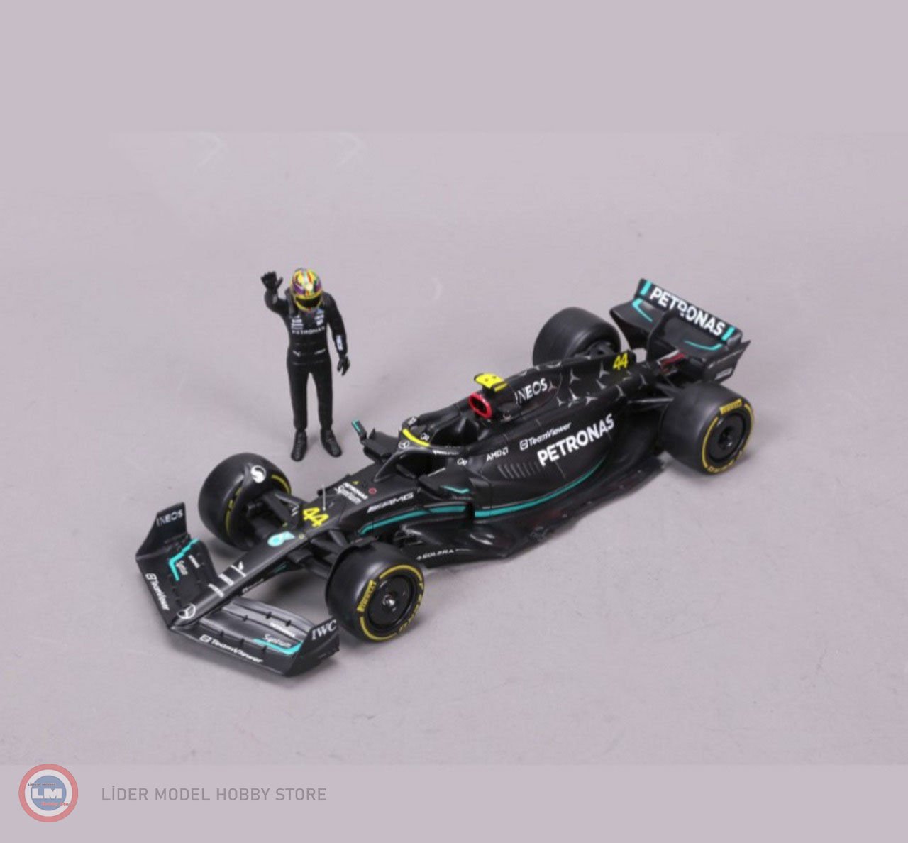 1:24 2023 Mercedes Benz AMG PETRONAS FORMULA ONE TEAM F1 W14 E PERFORMANCE #44 LEWIS HAMILTON