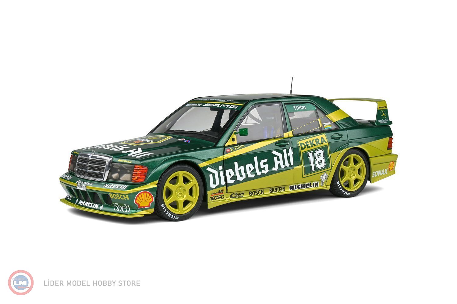 1:18 1992 Mercedes Benz 190E 2.5-16 Evo 2 #18 DTM Thiim