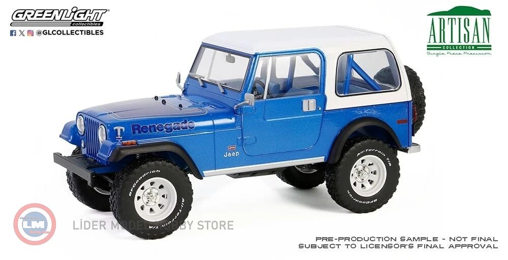 1:18 Greenlight 1978 Jeep CJ-7 RENEGADE