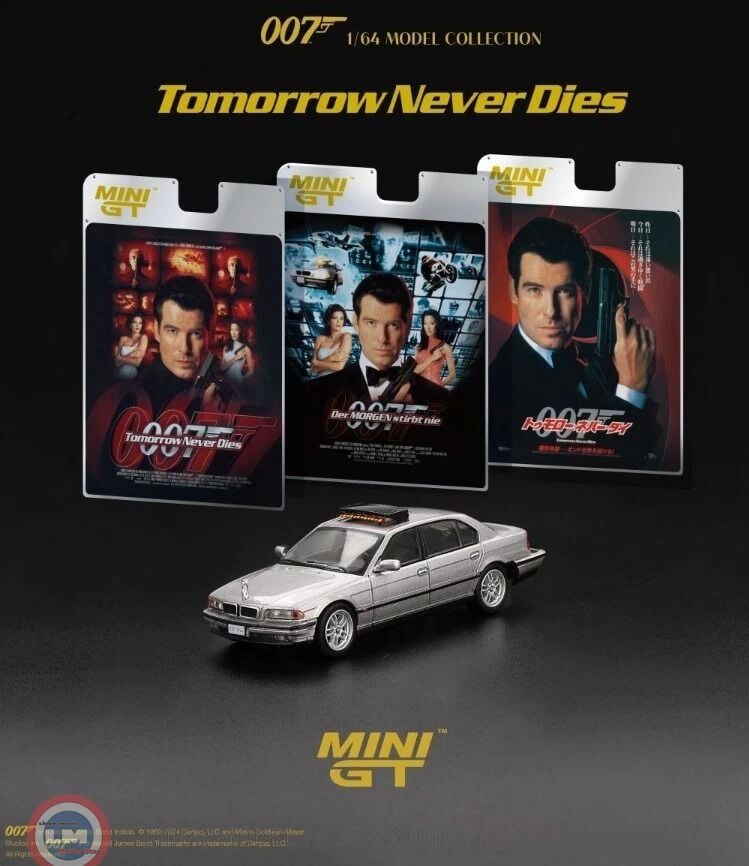 1:64 Mini GT 1997 BMW 750IL - James Bond 007
