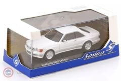 1:43 1990 Mercedes Benz SEC 560 AMG Widebody White